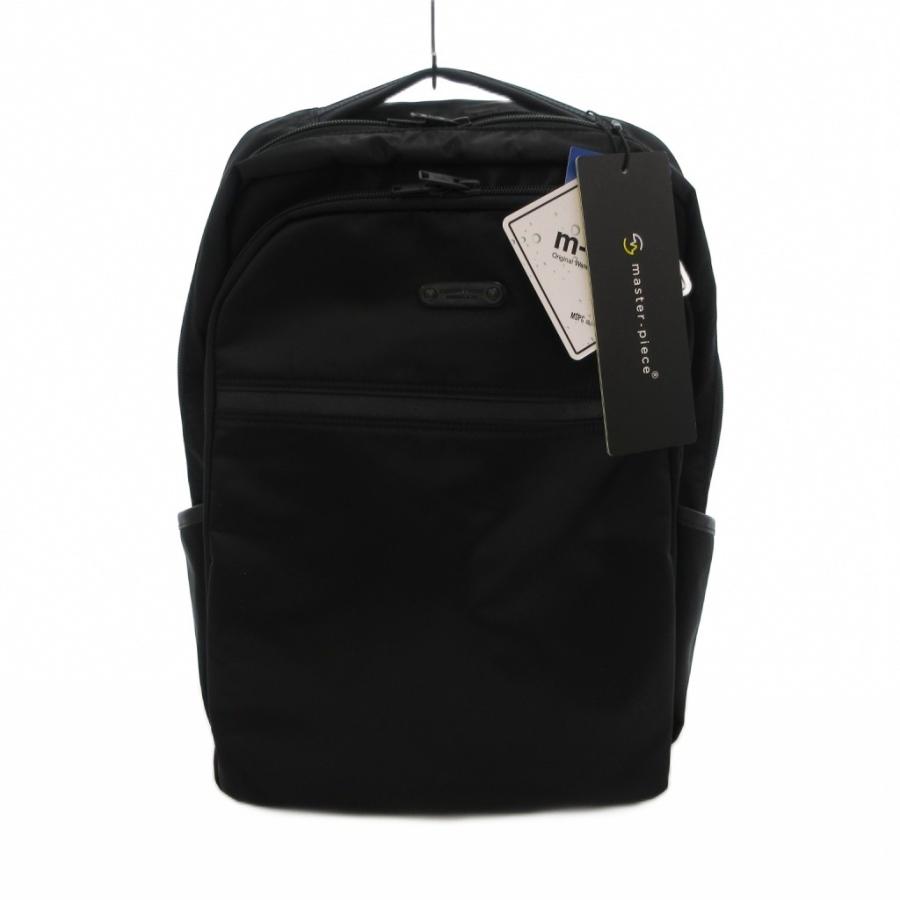 【中古】未使用品 マスターピース MASTERPIECE タグ付き Result バックパック m-coat ナイロンツイル 黒 ブラック 未使用品 マスターピース MASTERPIECE タグ付き Result バックパック m