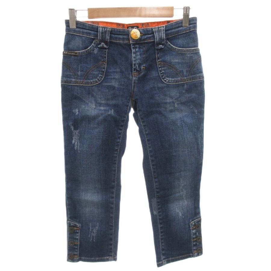 Dolce & Gabbana D&G Y2K ドルガバ　クロップド　デニム ディー&ジー ドルガバ ドルチェ&ガッバーナ D&G デニムパンツ ジーンズ