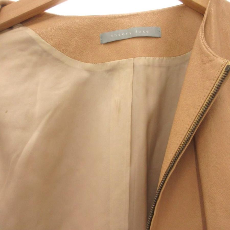 美品 theory luxe ラムレザー シングルライダース 38 M 羊革 楽天市場