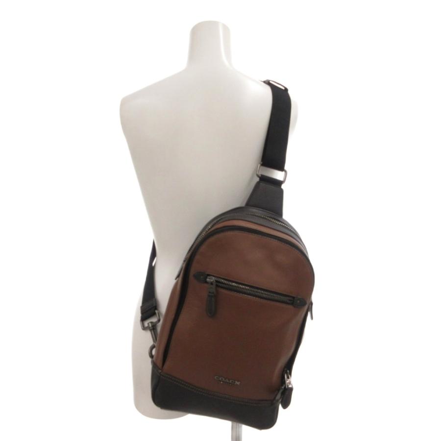 未使用級 コーチ グラハム ボディバッグ ショルダーバッグ レザー