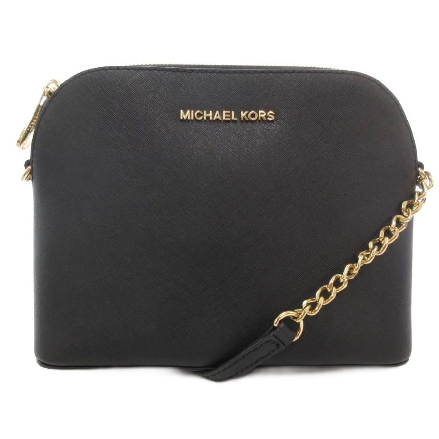 【中古】マイケルコース MICHAEL KORS 美品 チェーンショルダーバッグ クロスボディ ロゴ 黒 ブラック 32H4GCPC7L マイケルコース MICHAEL KORS 美品 チェーンショルダーバッグ クロス