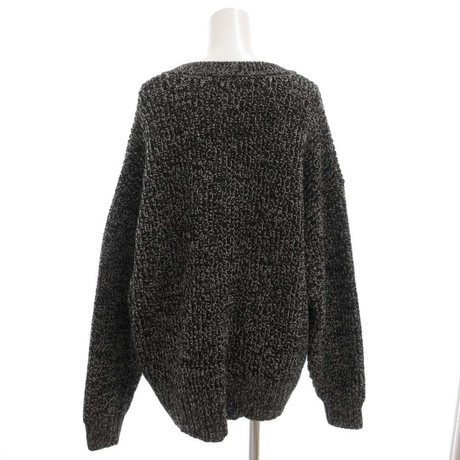 ZARA（ザラ） カーディガン ニット 長袖 M 厚手 黒 ブラック 白