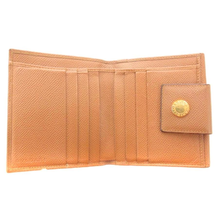 BVLGARI（ブルガリ） クラシコ 二つ折り財布 ウォレット ロゴ レザー