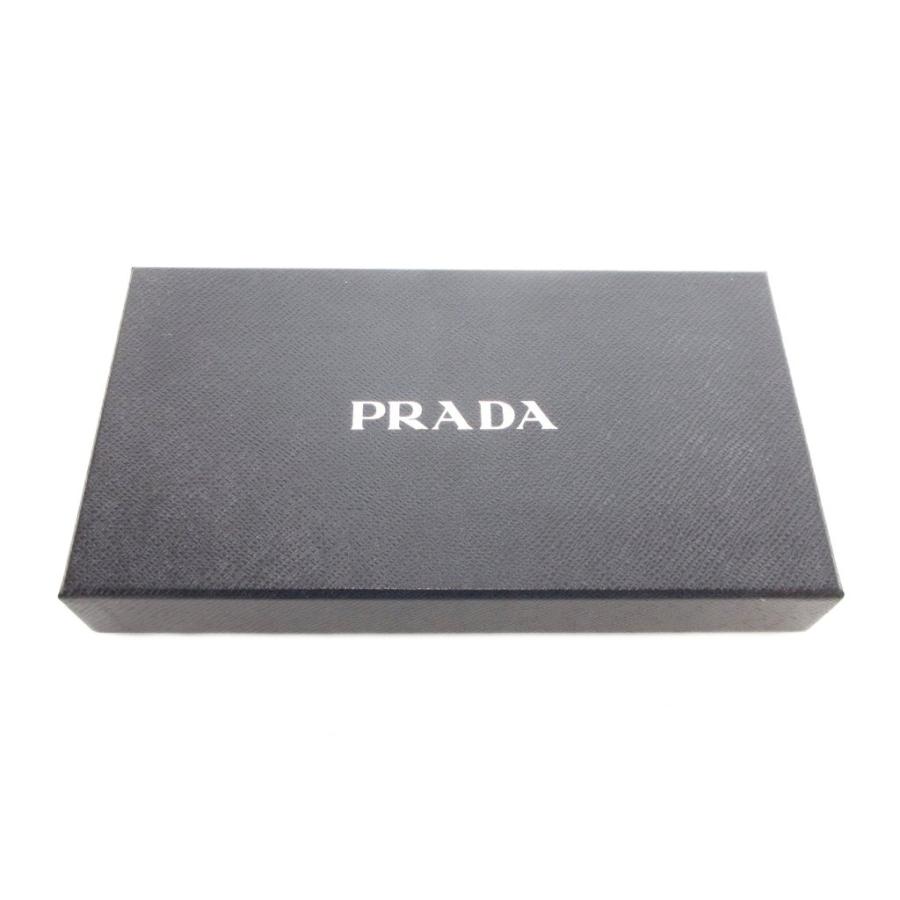 PRADA（プラダ） 長財布 ヴィッテロ レザー ラウンドファスナー 黒
