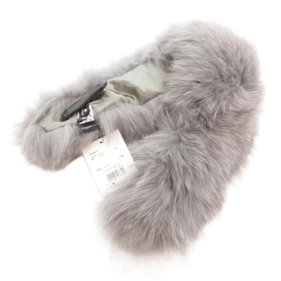 未使用品 ムーンバット MOONBAT タグ付き sagafurs ティペット 毛皮