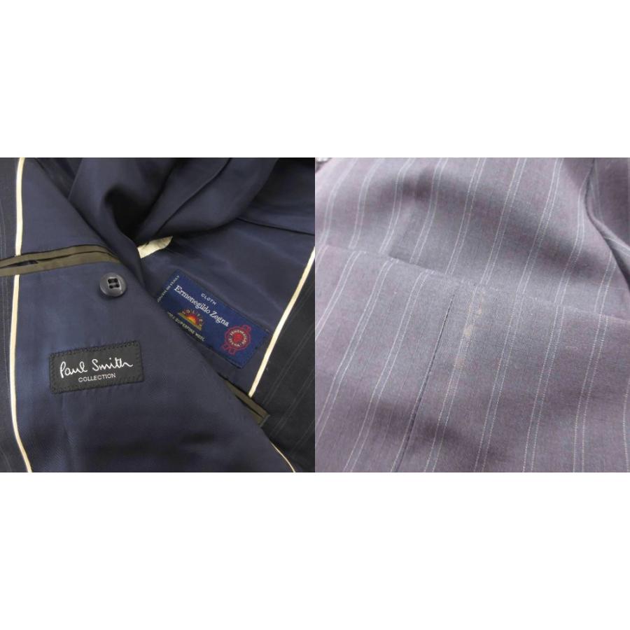 極美品◎ポールスミス エルメネジルドゼニア スーツ セットアップ 花柄 ブラック ポールスミス PAUL SMITH Ermenegildo Zegna エルメネジルドゼニア 春