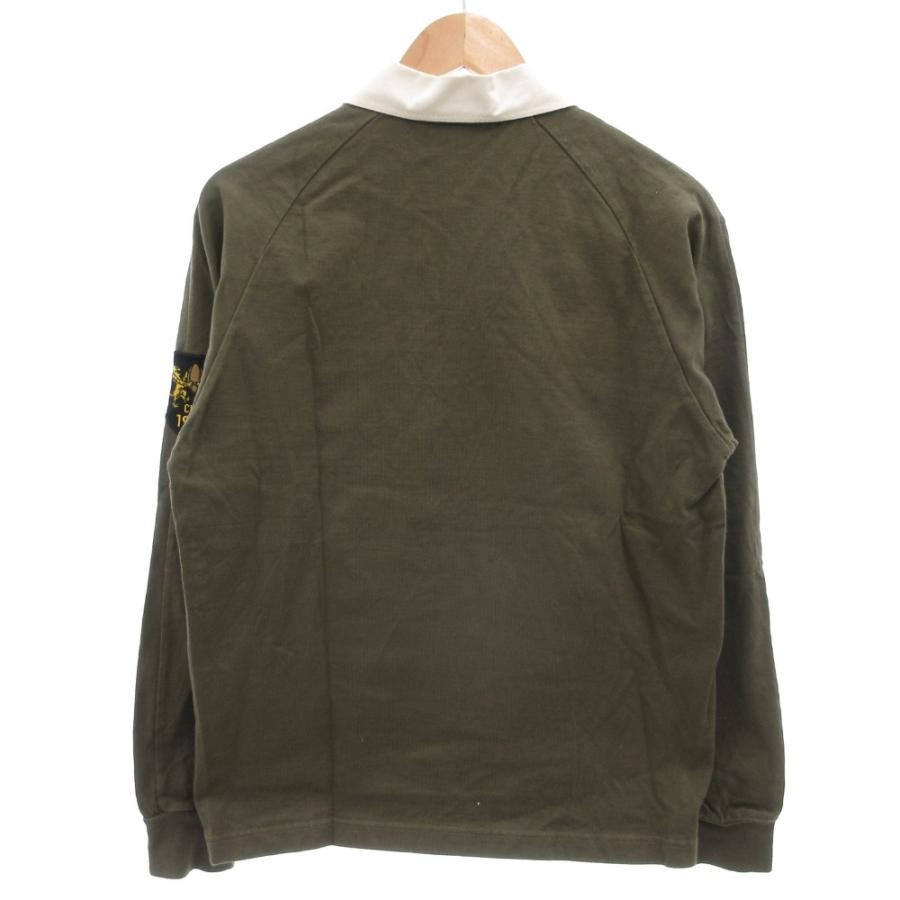 カンタベリー CANTERBURY L/S RUGGER SHIRT ラガーシャツ ロンT 長袖 M