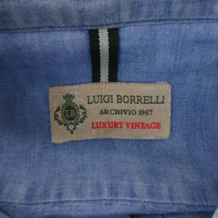 ルイジボレッリ LUIGI BORRELLI LUXURY VINTAGE シャツ 長袖 14.5/37