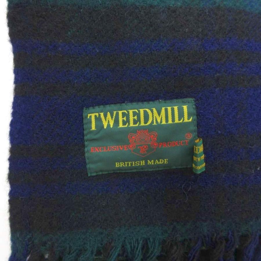 ツイードミル TWEEDMILL マフラー ストール ウール ブラックウォッチ