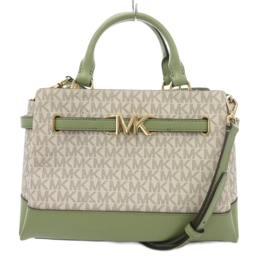 マイケルコース 35S0GYZS3L ハンドバッグ ライトグリーン  Michael Kors ショルダーバッグ サッチェル マイケルコース MICHAEL KORS Reed Small Belted Logo Satchel