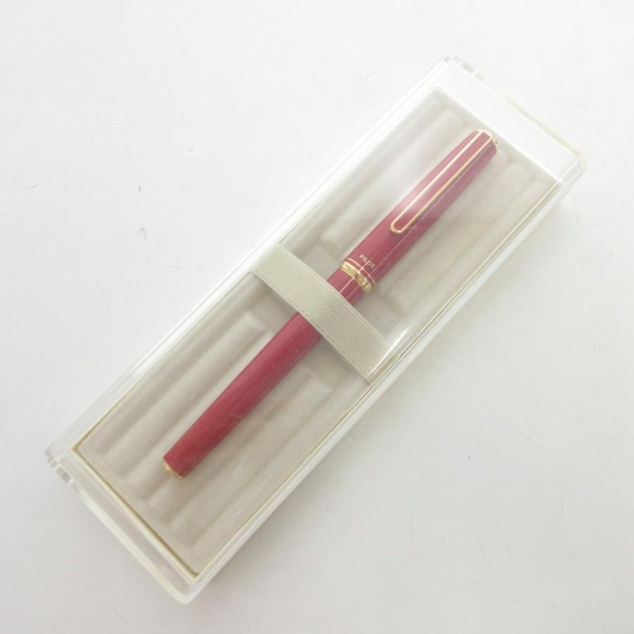 PILOT パイロット 万年筆 文房具 筆記用具 ペン先14K 赤 レッド /FF