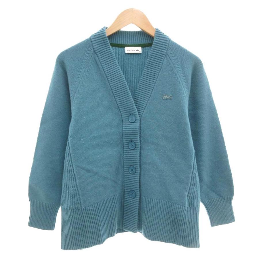 LACOSTE（ラコステ） 前後切り替えコンビネーションVネックニット 