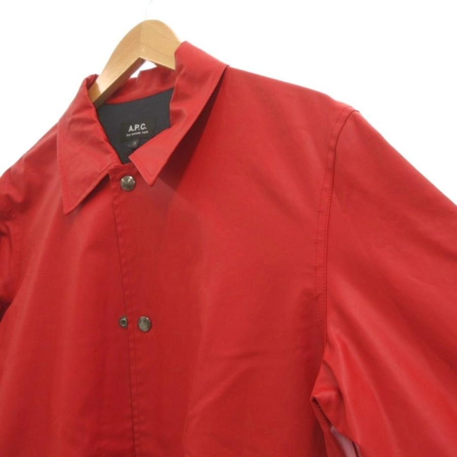 a.p.c コーチジャケット rock steady ポリエステル 中古・古着通販】A.P.C. (アーペーセー) ROCK STEADYコーティング