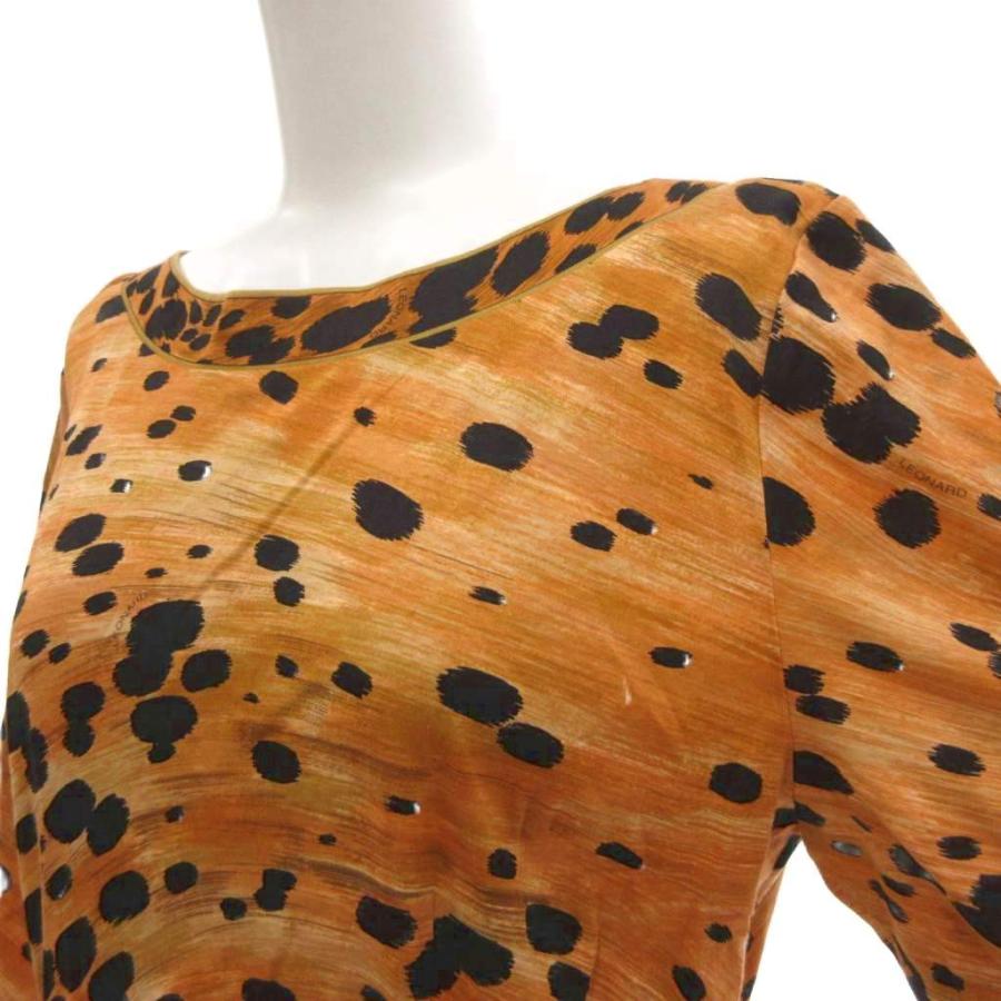 LEONARD（レオナール） LEONARD FASHION ワンピース アニマルプリント