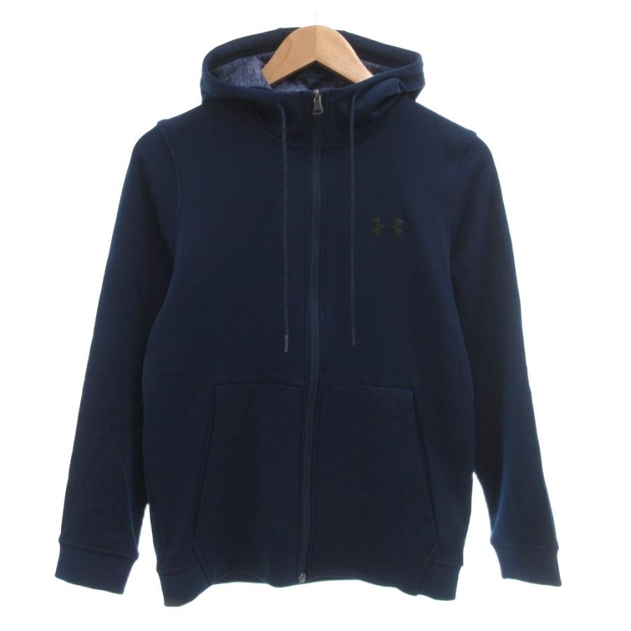 上下セットアップ◆ アンダーアーマー ジップアップ パーカー ネイビー Lサイズ アンダーアーマー UNDER ARMOUR セットアップ パーカー パンツ SM
