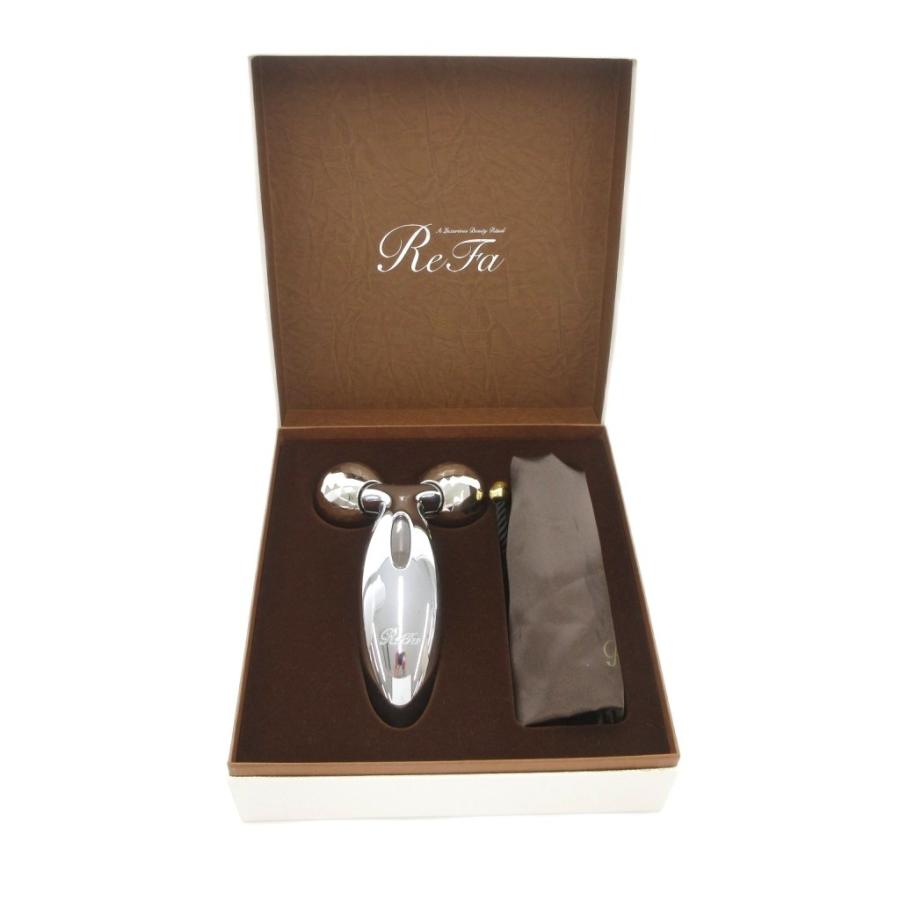 リファ ReFa CARAT リファカラット 美顔器 ローラー ロゴ シルバー