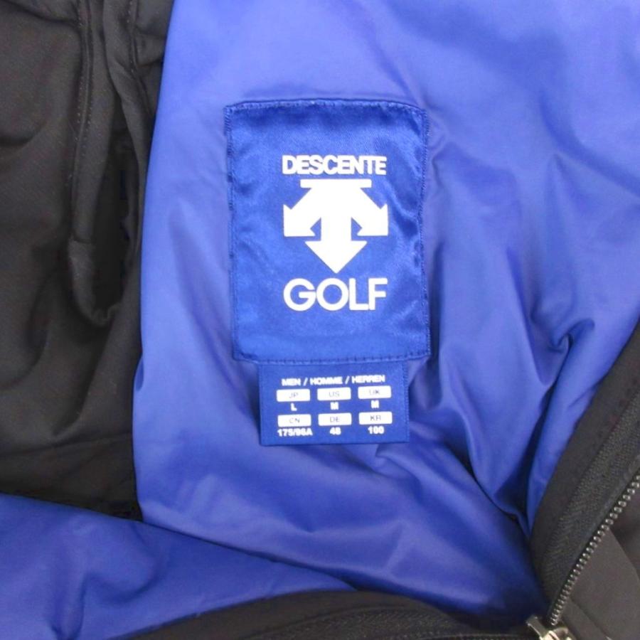 デサント DESCENTE GOLF 中綿ジャケット ブルゾン L 黒 ブラック
