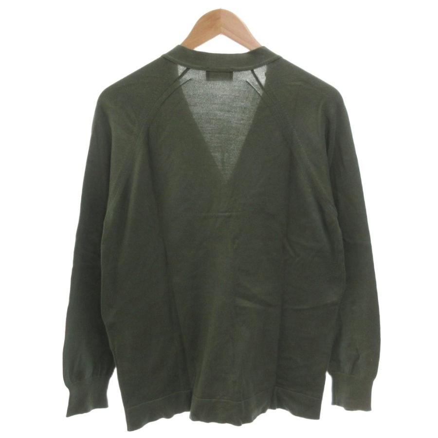カーキ　マーガレットハウエル　ジョンスメドレー　ニット ジョンスメドレー JOHN SMEDLEY マーガレットハウエル カーディガン