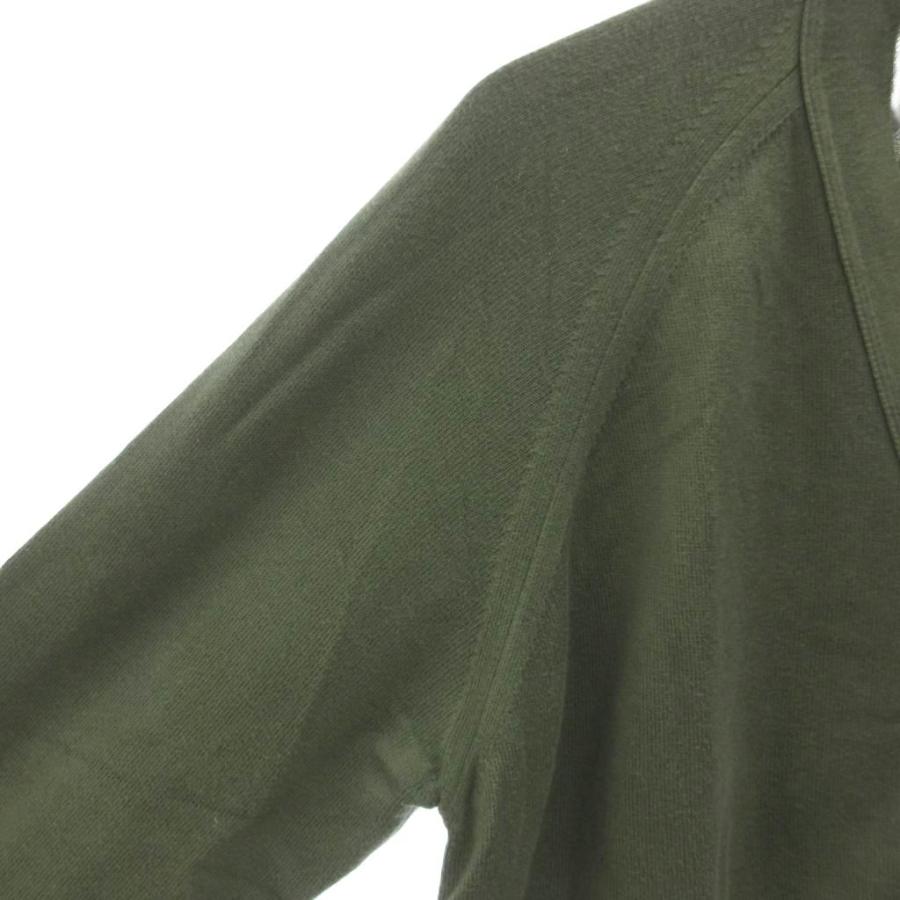 カーキ　マーガレットハウエル　ジョンスメドレー　ニット ジョンスメドレー JOHN SMEDLEY マーガレットハウエル カーディガン