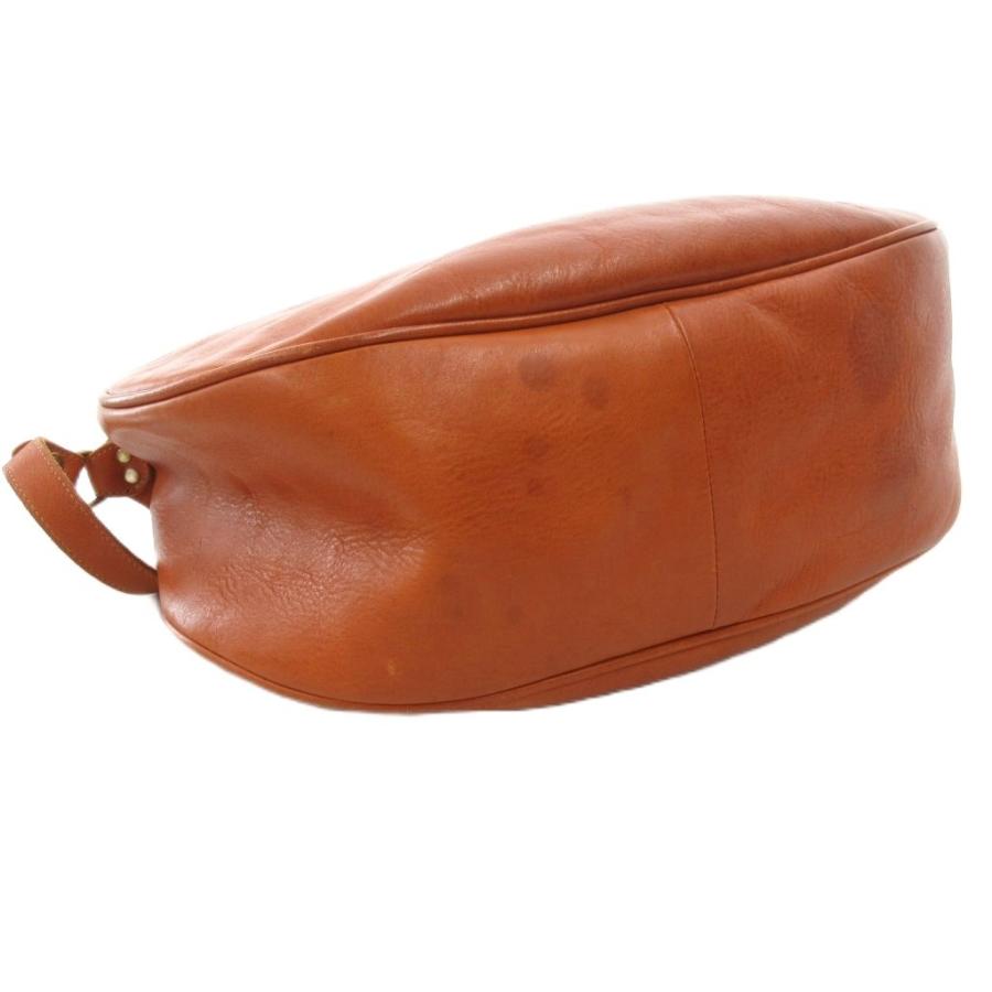 イルビゾンテ　ショルダーバッグ　クロスボディバッグ　三日月　ロゴ　本革　ブラウン IL BISONTE（イルビゾンテ） クロスボディバッグ ショルダー 肩掛け