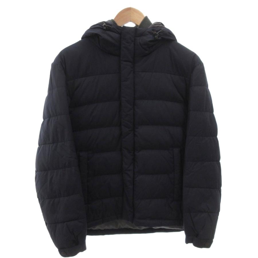 ユニクロ（UNIQLO） ダウンジャケット ブルゾン S 紺 ネイビー 315