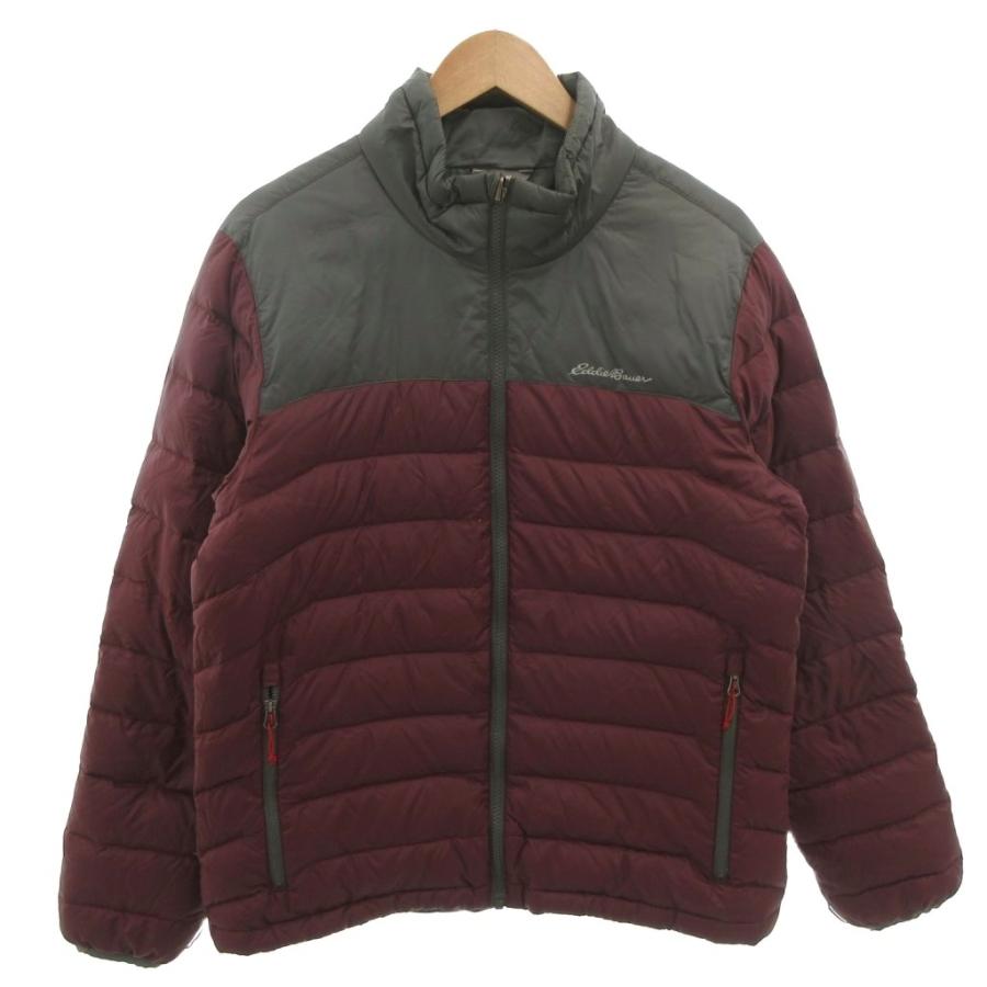 エディーバウアー EDDIE BAUER ダウンジャケット ブルゾン ロゴ