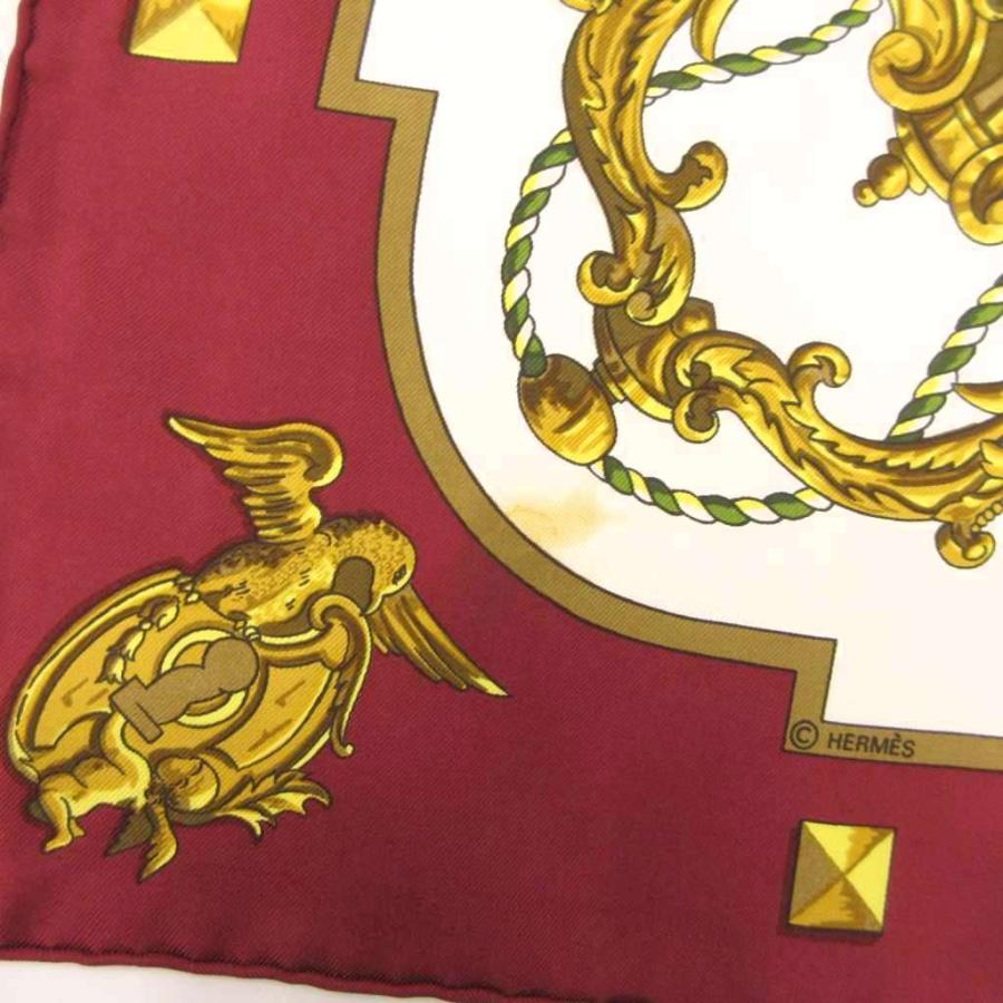 HERMES（エルメス） カレ 90 LES CLES THE KEYS RARE 鍵 タッセル 総柄