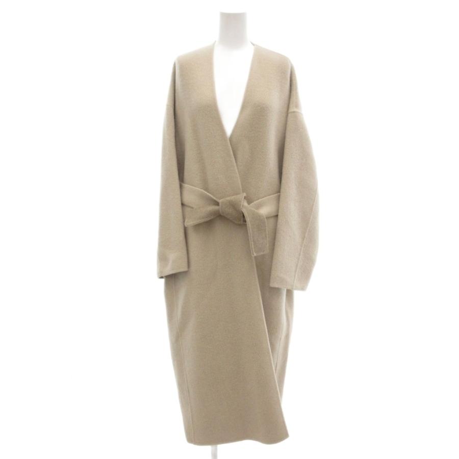 ミューズ ドゥーズィエム クラス CASH FLEECE ベルテッドロングリバー