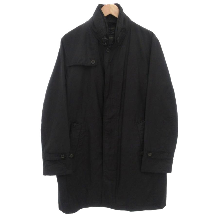 美品 ダーバン ダウンライナー ステンカラーコートM 比翼 3シーズン