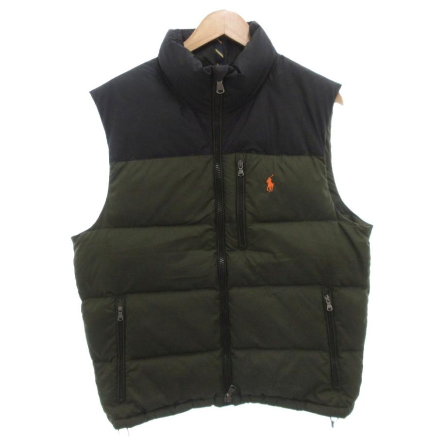 ポロ ラルフローレン POLO RALPH LAUREN ダウンベスト M 黒 ブラック