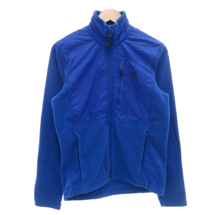 adidas（アディダス） フリースジャケット ジップアップ 切替 ロゴ