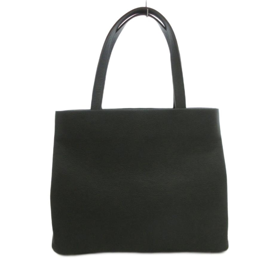 新進工房 SINSIN 大人革袋 2.0 ヨコ型 トートバッグ 手提げ レザー 緑