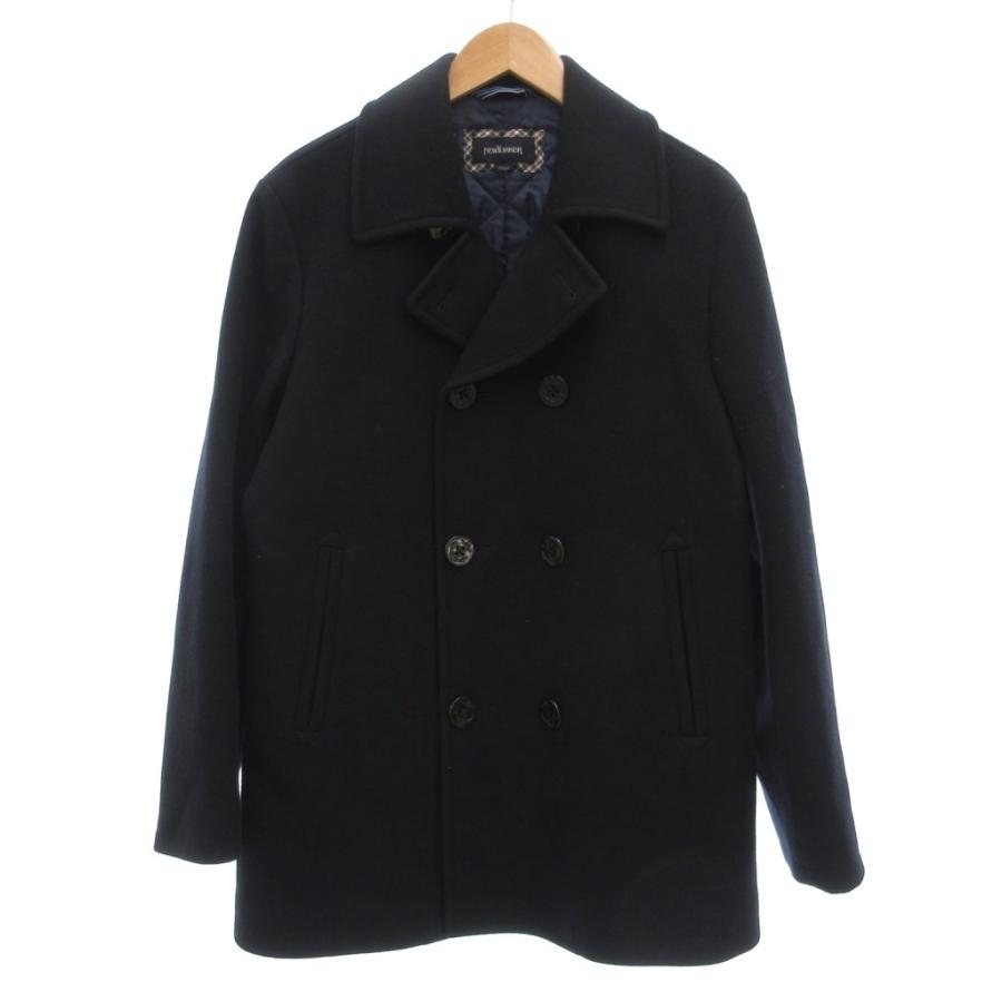 ニューヨーカー NEWYORKER Pコート ピーコート メルトン M 紺 ネイビー