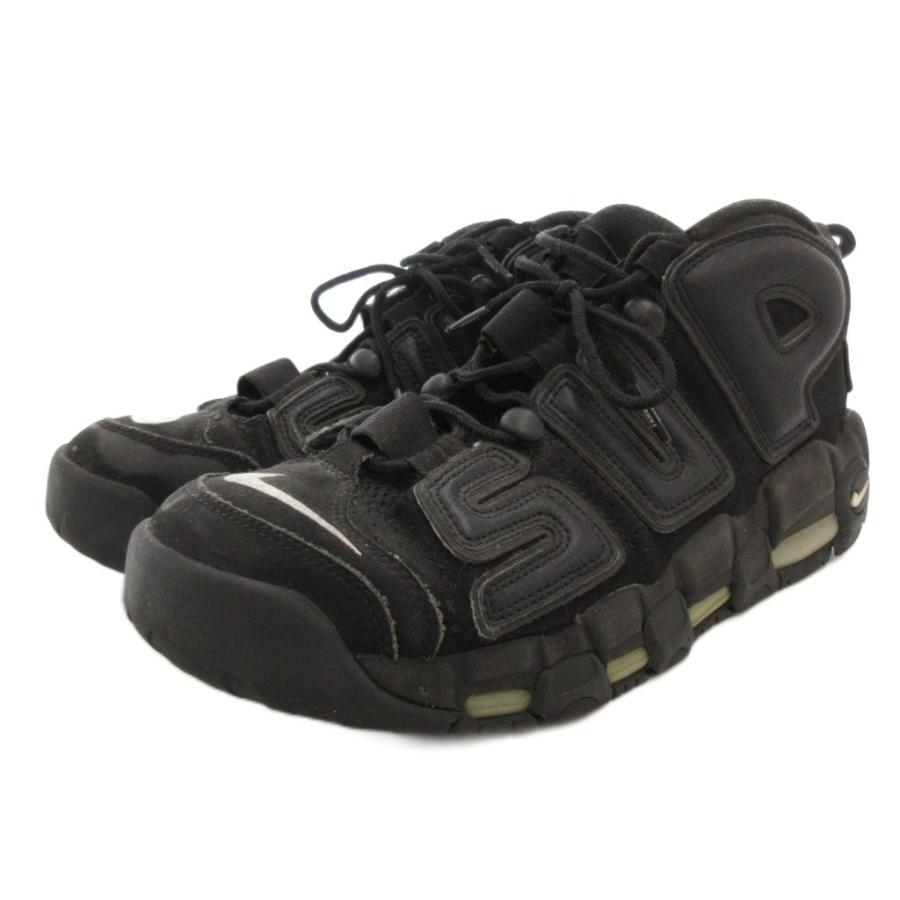 NIKE（ナイキ） ×Supreme Air More Uptempo Black モアテン スニーカー