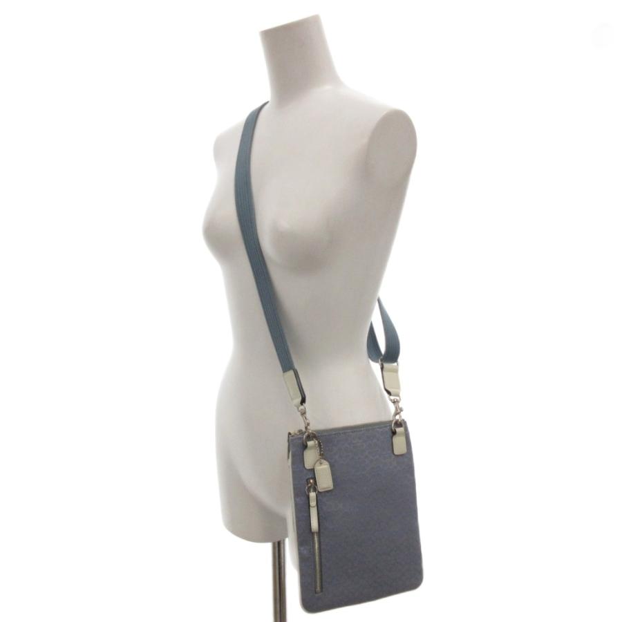 COACH（コーチ） ショルダーバッグ クロスボディ 斜め掛け 青 ブルー