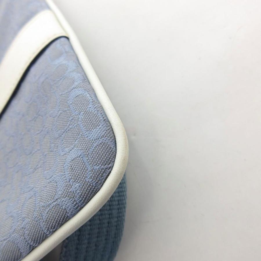 COACH（コーチ） ショルダーバッグ クロスボディ 斜め掛け 青 ブルー