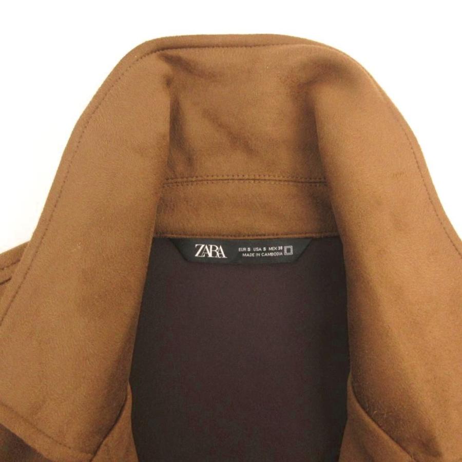 ZARA（ザラ） フェイクスエード トラッカージャケット オーバーシャツ