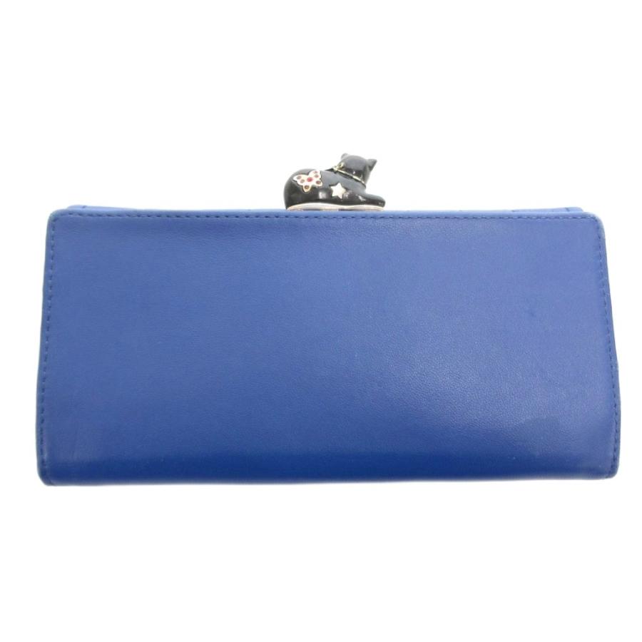 ANNA SUI（アナスイ） 長財布 ウォレット がま口 ステッチ