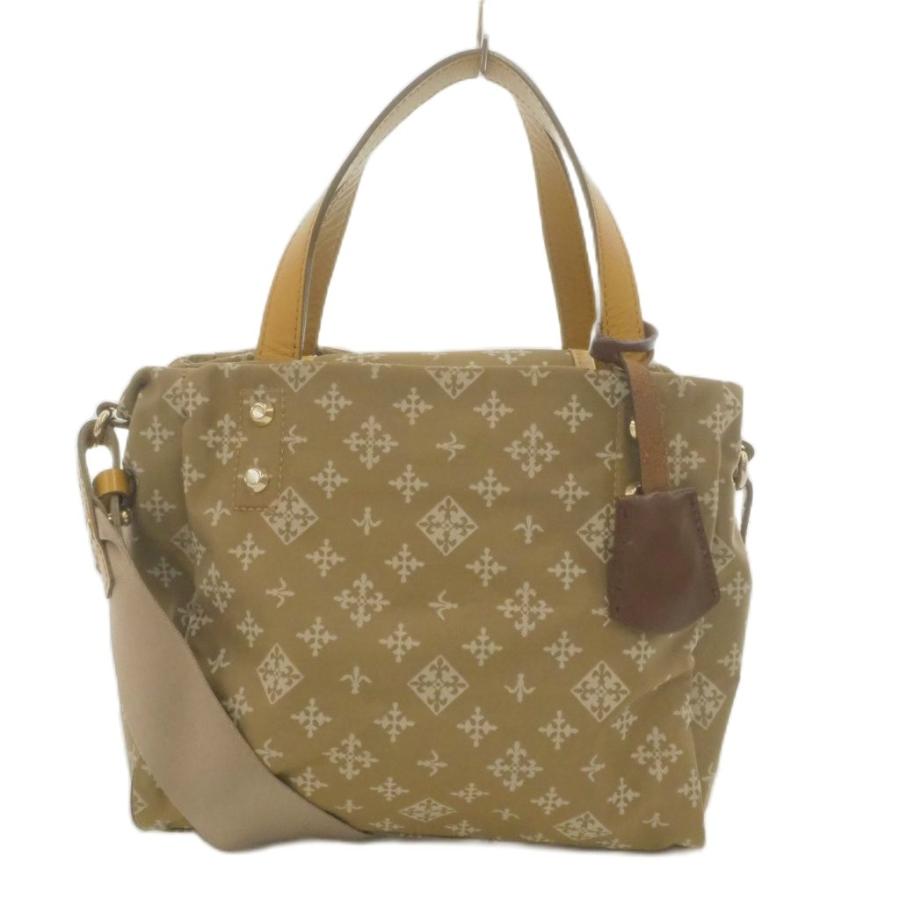 ラシット RUSSET ハンドバッグ ショルダー 2WAY 総柄 ナイロン 