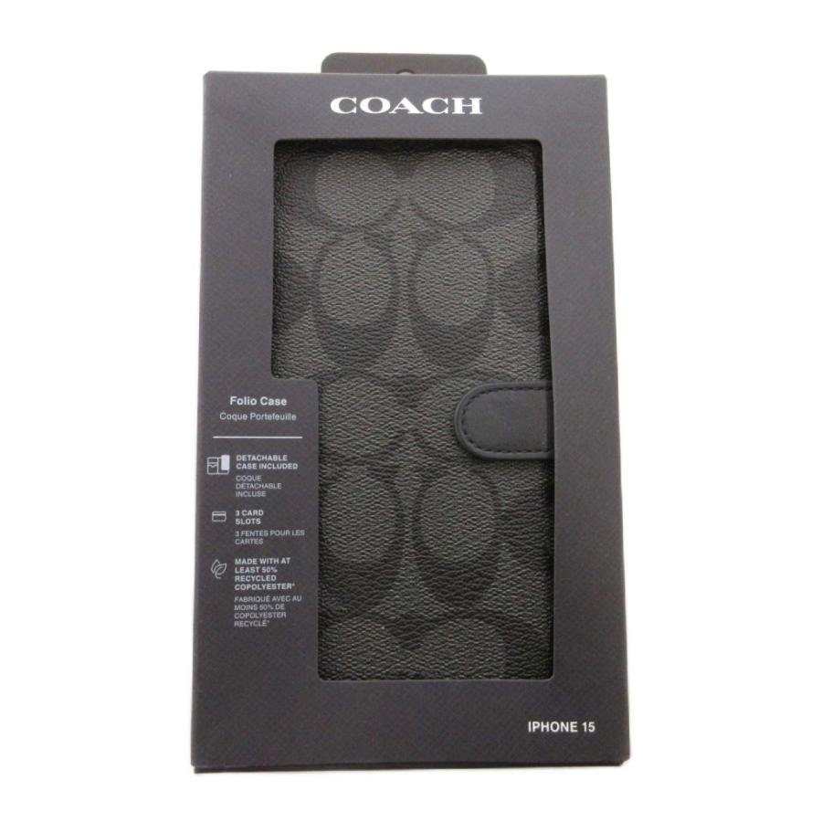COACH（コーチ） スマホケース iPhone15 カバー 手帳型