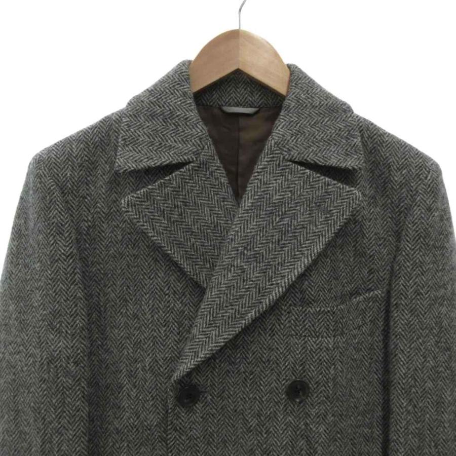 麻布テーラー azabu tailor ハリスツイード チェスターコート ダブル