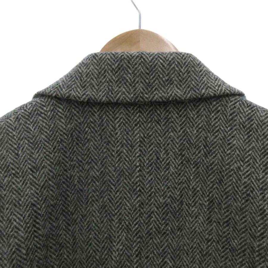 麻布テーラー azabu tailor ハリスツイード チェスターコート ダブル