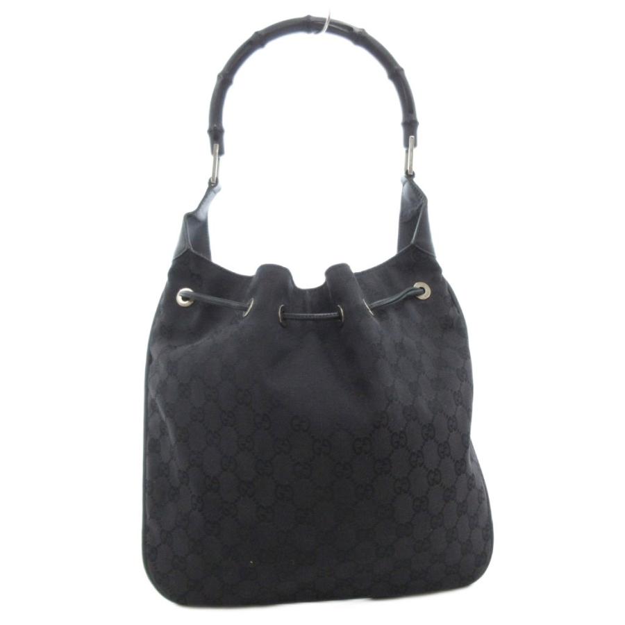 GUCCI（グッチ） バンブー ハンドバッグ GGキャンバス 肩掛け 手提げ