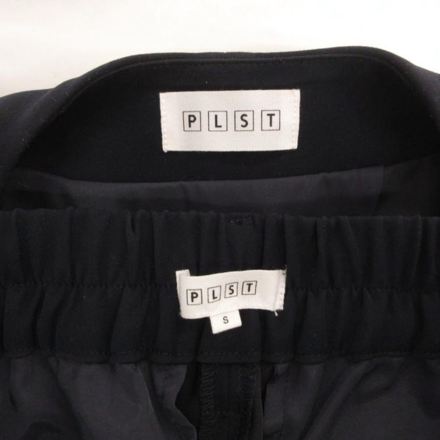 プラステ PLST バックサテンストレッチ セットアップ スーツ ノー