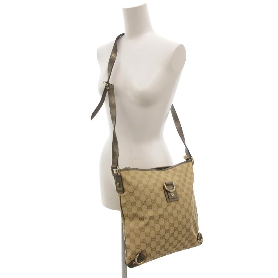 GUCCI（グッチ） アビー ショルダーバッグ クロスボディ GGキャンバス