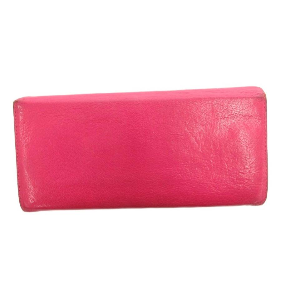 miu miu（ミュウミュウ） miumiu MADRAS 長財布 二つ折り ウォッチ 