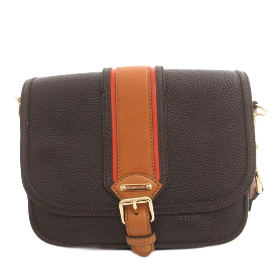 BURBERRY（バーバリー） ショルダーバッグ 斜め掛け フラップ ロゴ 