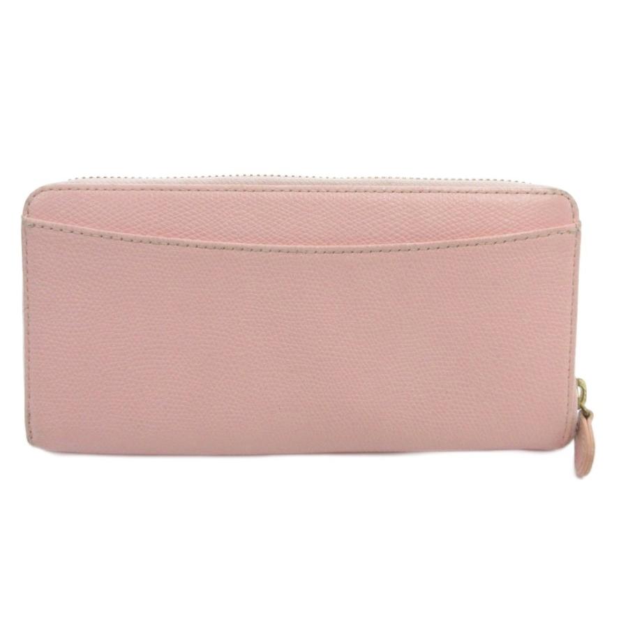 Kitamura ピンク レザー 長財布 箱付き　　最終価格です。 Kitamura（キタムラ） 長財布 ウォレット ラウンドファスナー ロゴ