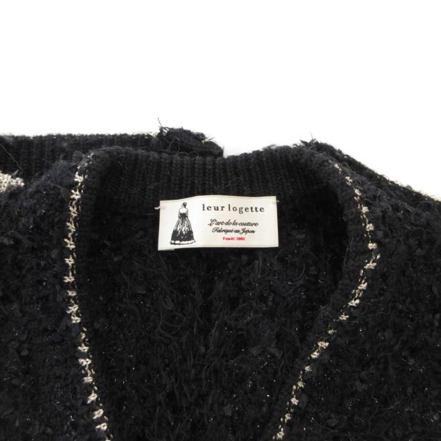 ルルロジェッタ Fancy wool vest ツイードベスト ニット 1 ルルロジェッタ ルールロジェット leur logette Fancy wool vest