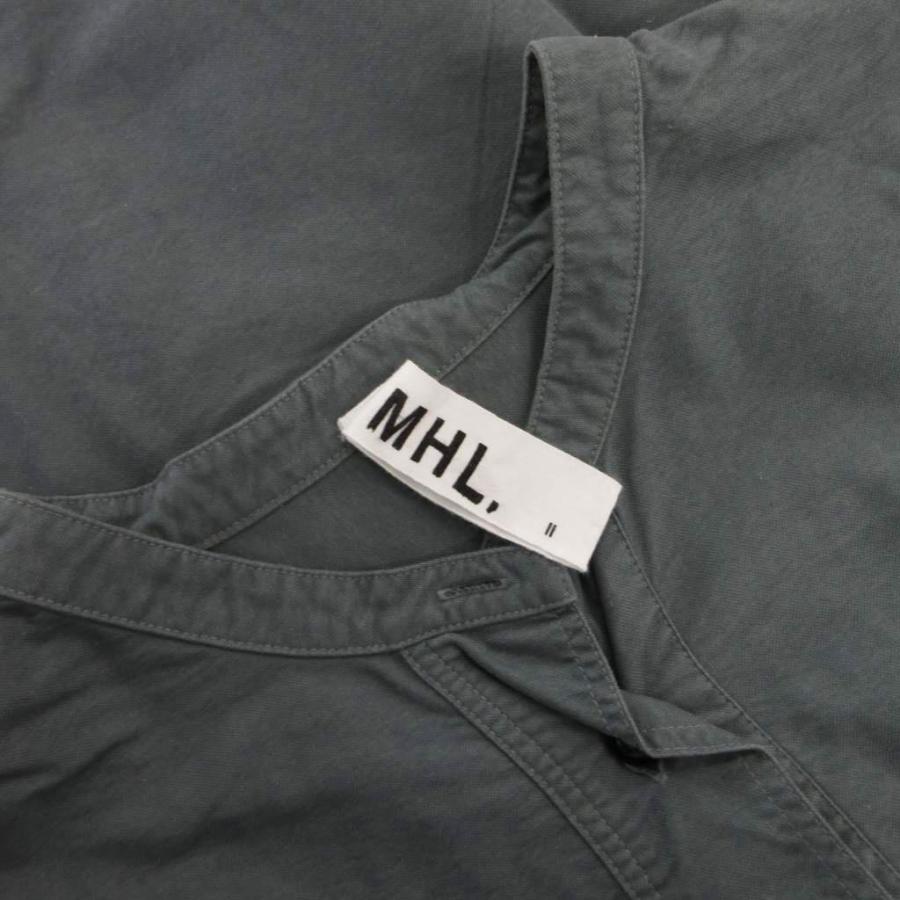 MARGARET HOWELL 長袖　ポロシャツ MARGARET HOWELL LINEN JERSEY POLO ハウエルの夏の定番素材の リネン